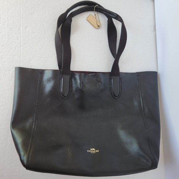 Coach black Pebble leather Derby tote 58660 and Sig C zip wristlet - Picture 13 of 14